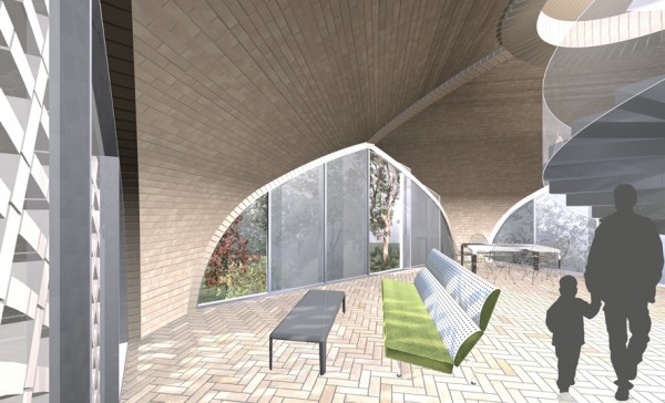 Vault House Interior View